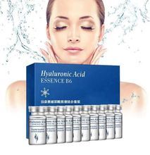 10PCS/BOX BIOAQUA Hyaluronic Acid Essence B6 Glycerol Tender Smooth Skin Serum Plant Extracts Nourishing Moisturizing Vitamin H,B3,B6,B2,B1